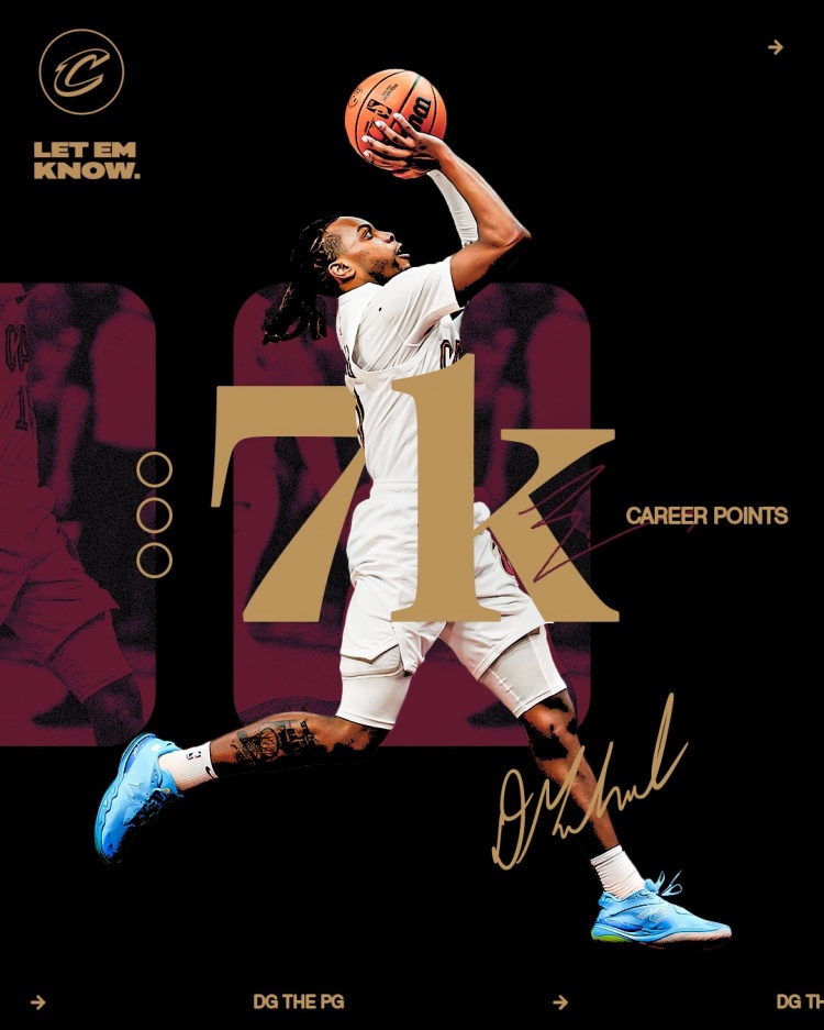 未來可期！加蘭騎士生涯得分達到7000分 隊史第11位！