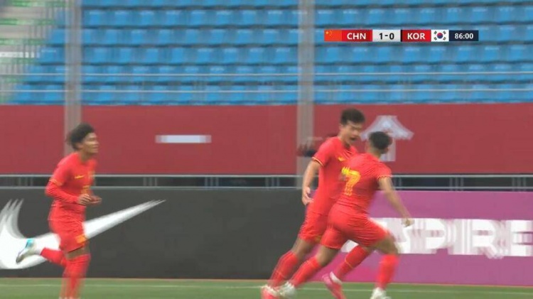 U22國足1-0韓國全場數(shù)據(jù)：控球率49%落后韓國，10射7正領(lǐng)先對手