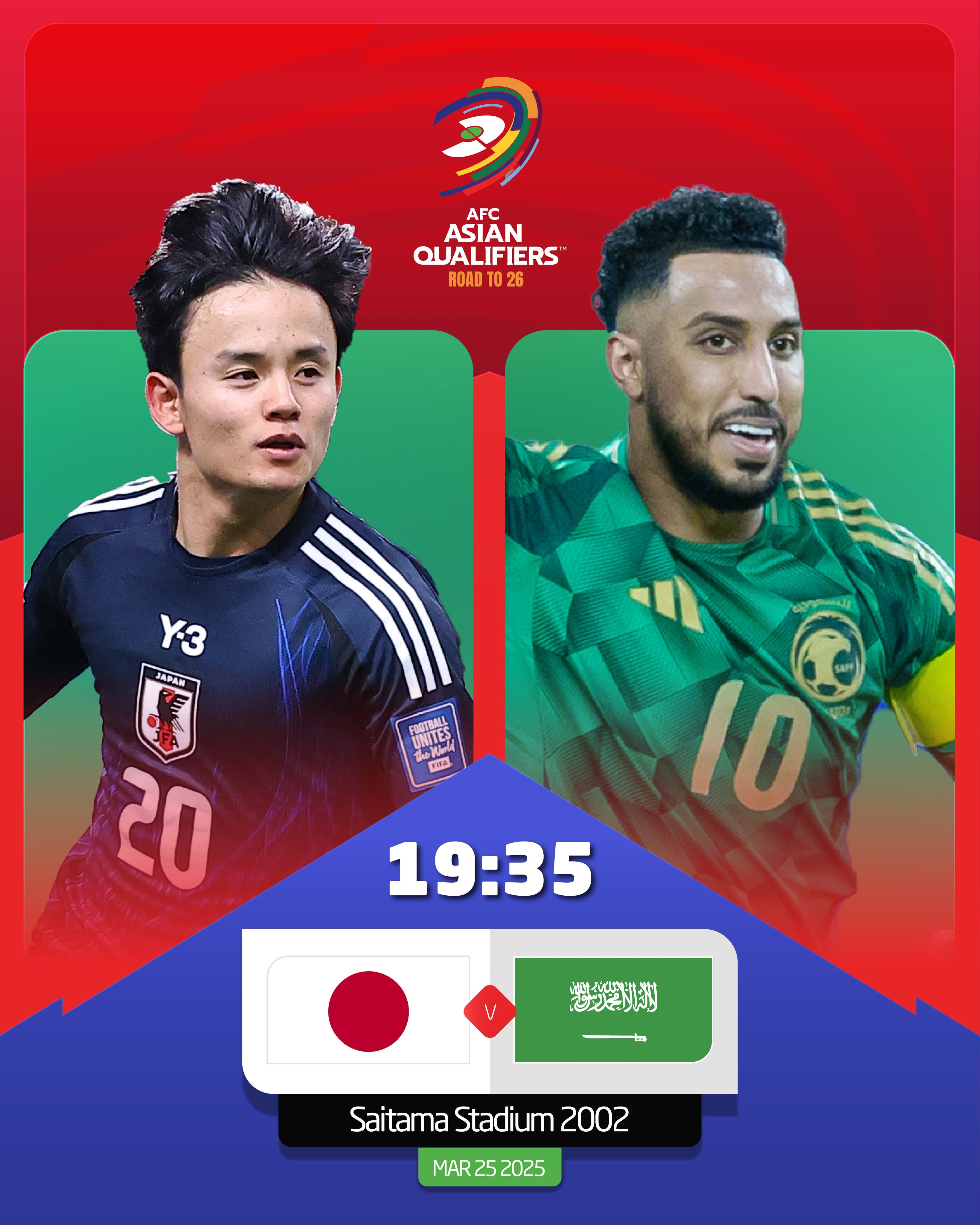 日本vs沙特首發(fā)：久保建英、前田大然、遠(yuǎn)藤航出戰(zhàn)，多薩里先發(fā)