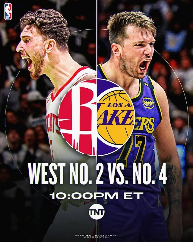 狂野西部焦點大戰(zhàn)！NBA官方發(fā)布火湖大戰(zhàn)海報：申京VS東契奇