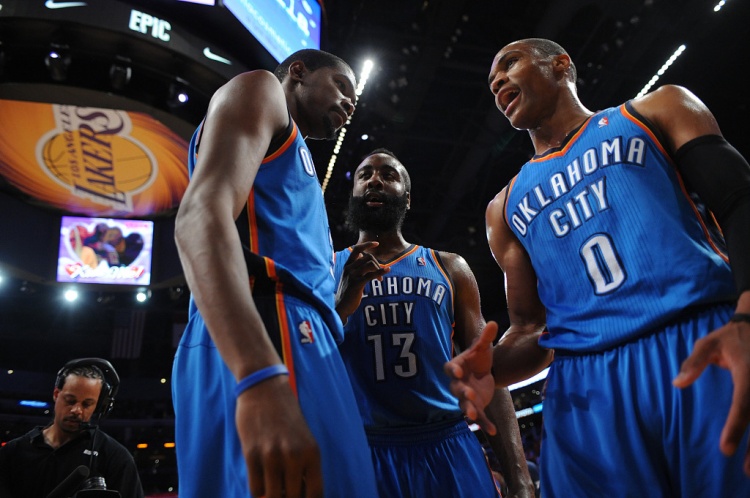雷霆三少得分全部進入歷史前20！他們是NBA歷史最大的如果嗎？
